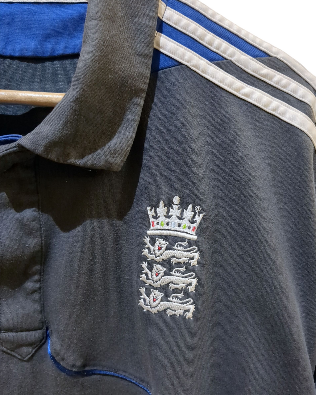 2011 England Cricket Adidas Polo Shirt - (L)
