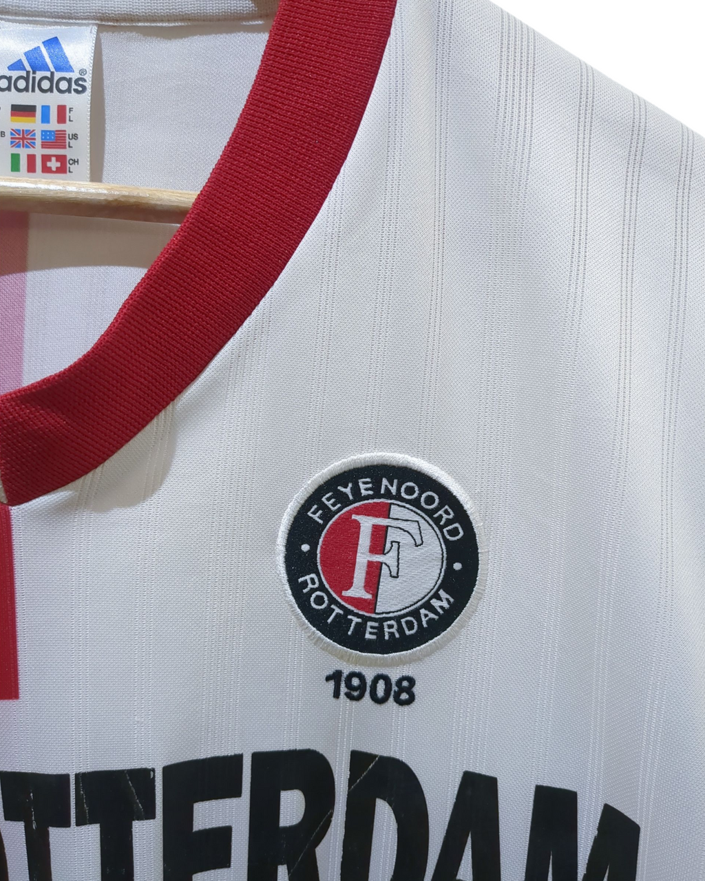 1999-00 Feyenoord Adidas Home Shirt - (L)