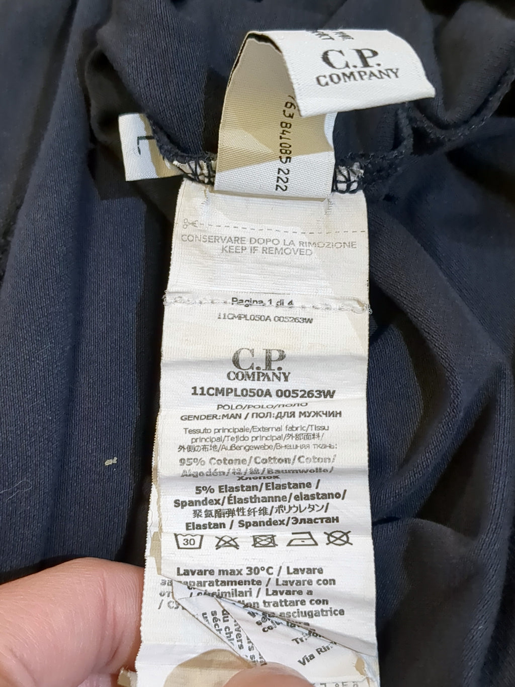 CP Company Stretch Piquet Polo Shirt - (M)