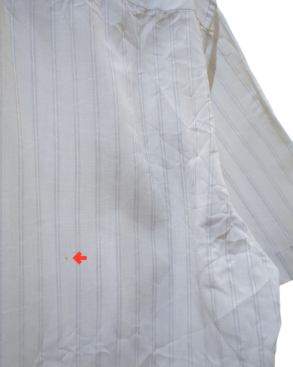 Yves Saint Laurent 90s Striped Short Sleeve Shirt - (L)