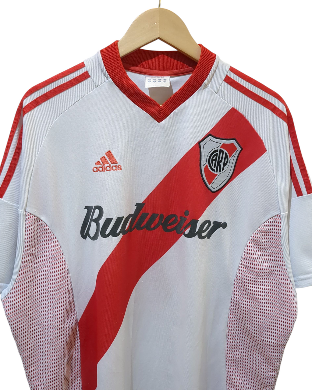 2002-03 River Plate Adidas Home Shirt - (XL)