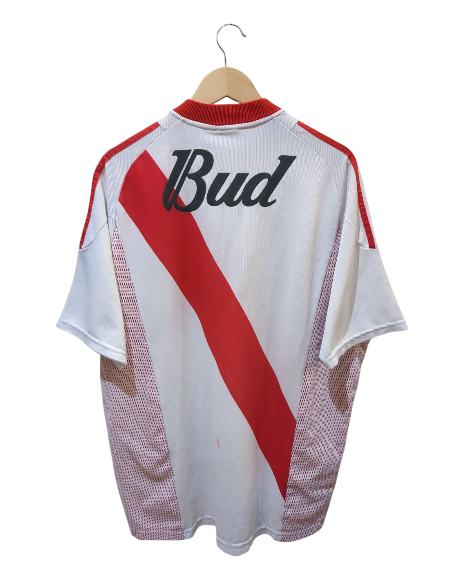 2002-03 River Plate Adidas Home Shirt - (XL)