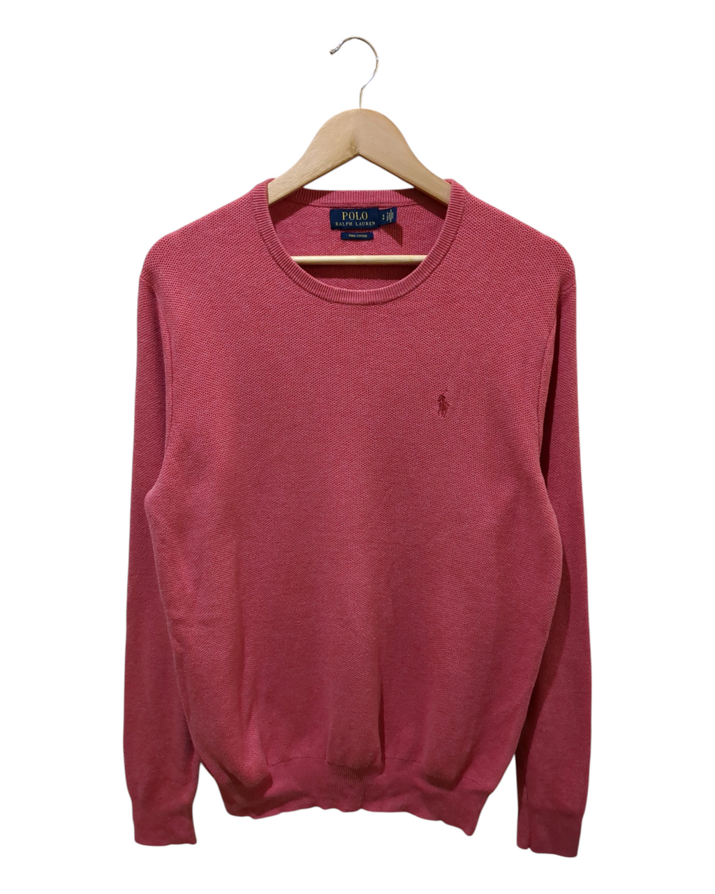 Ralph Lauren Pima Cotton Crewneck Jumper - (M)