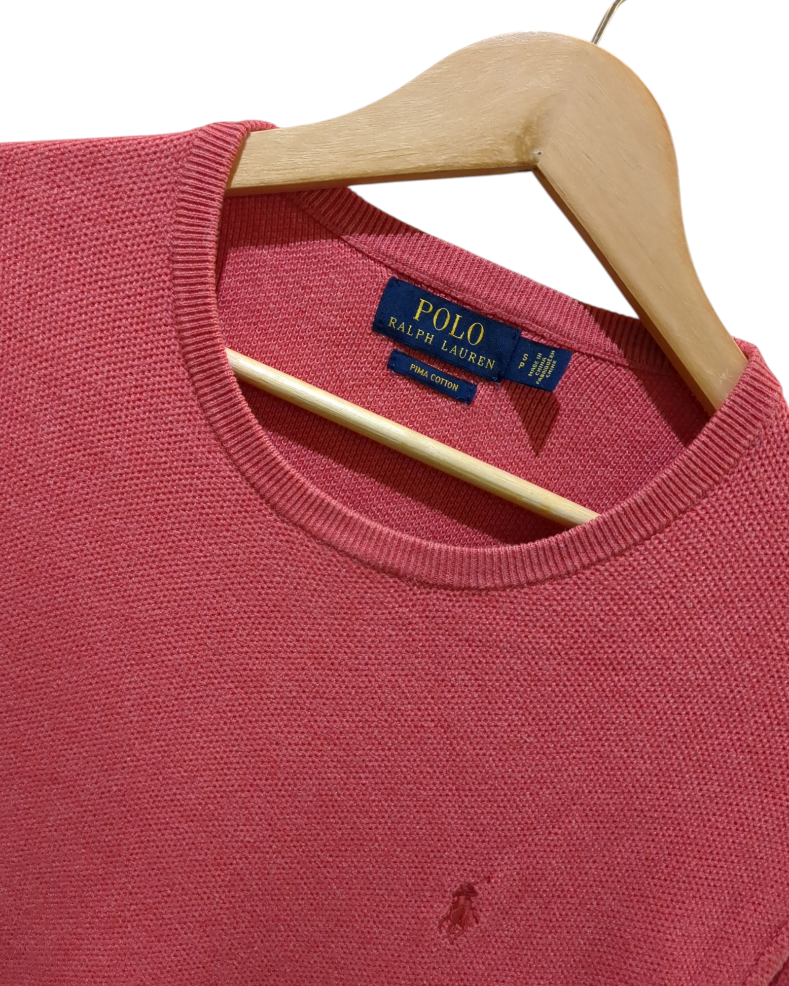 Ralph Lauren Pima Cotton Crewneck Jumper - (M)