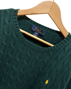 Ralph Lauren Cable Knit Crewneck Jumper - (M)