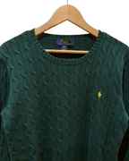 Ralph Lauren Cable Knit Crewneck Jumper - (M)