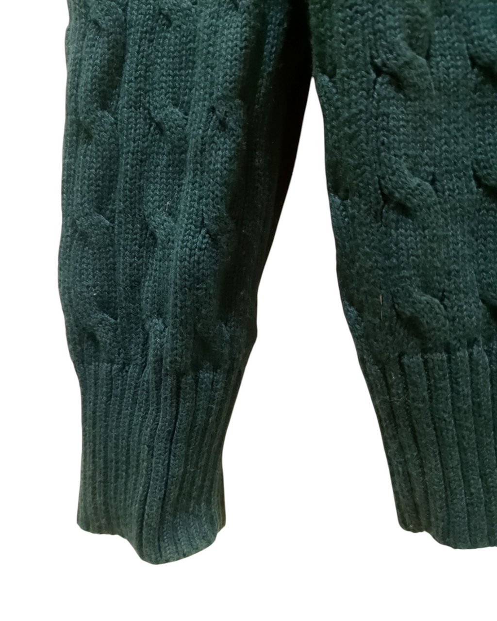 Ralph Lauren Cable Knit Crewneck Jumper - (M)
