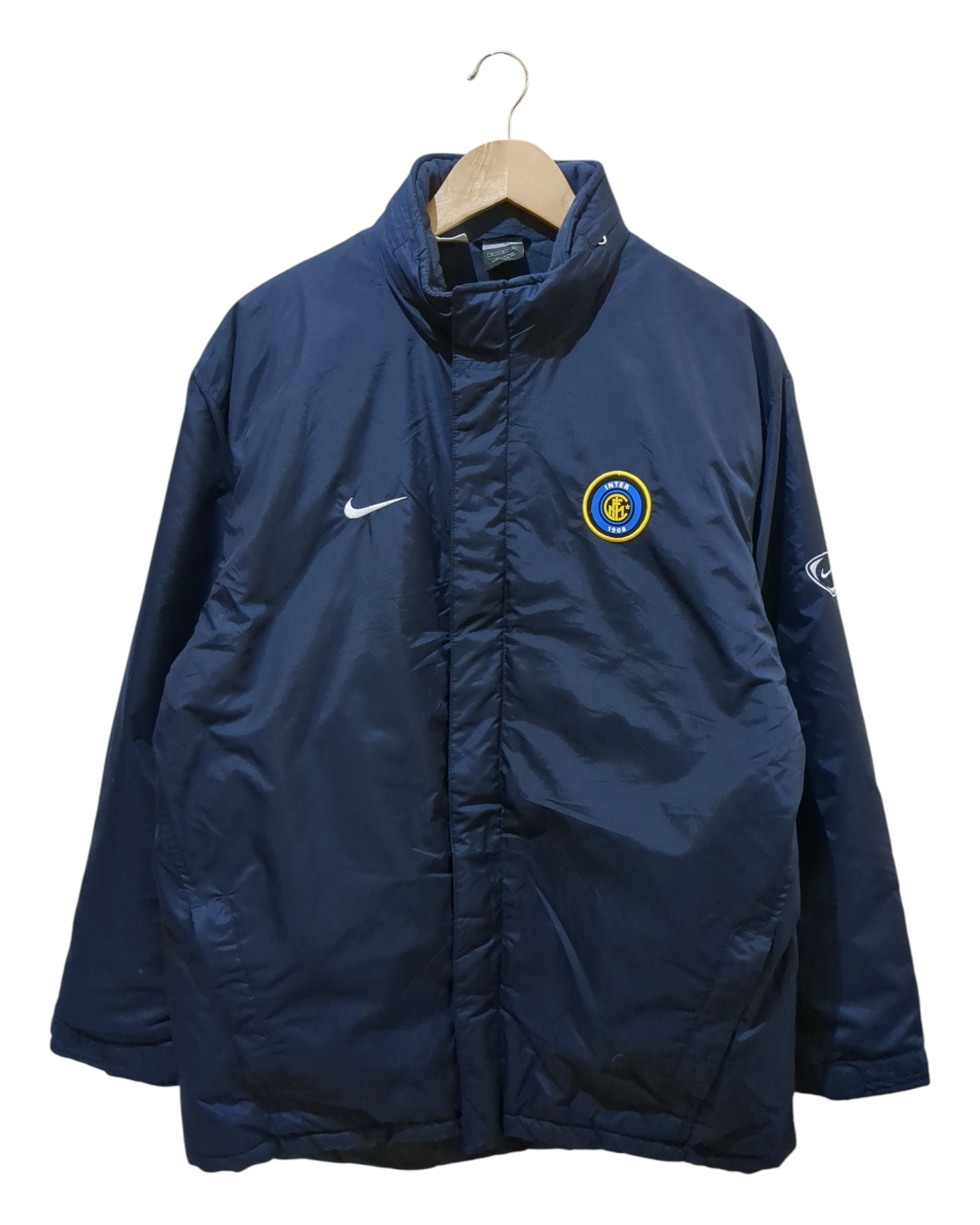 2003-04 Inter Milan Nike Bench Padded Jacket - (XL)