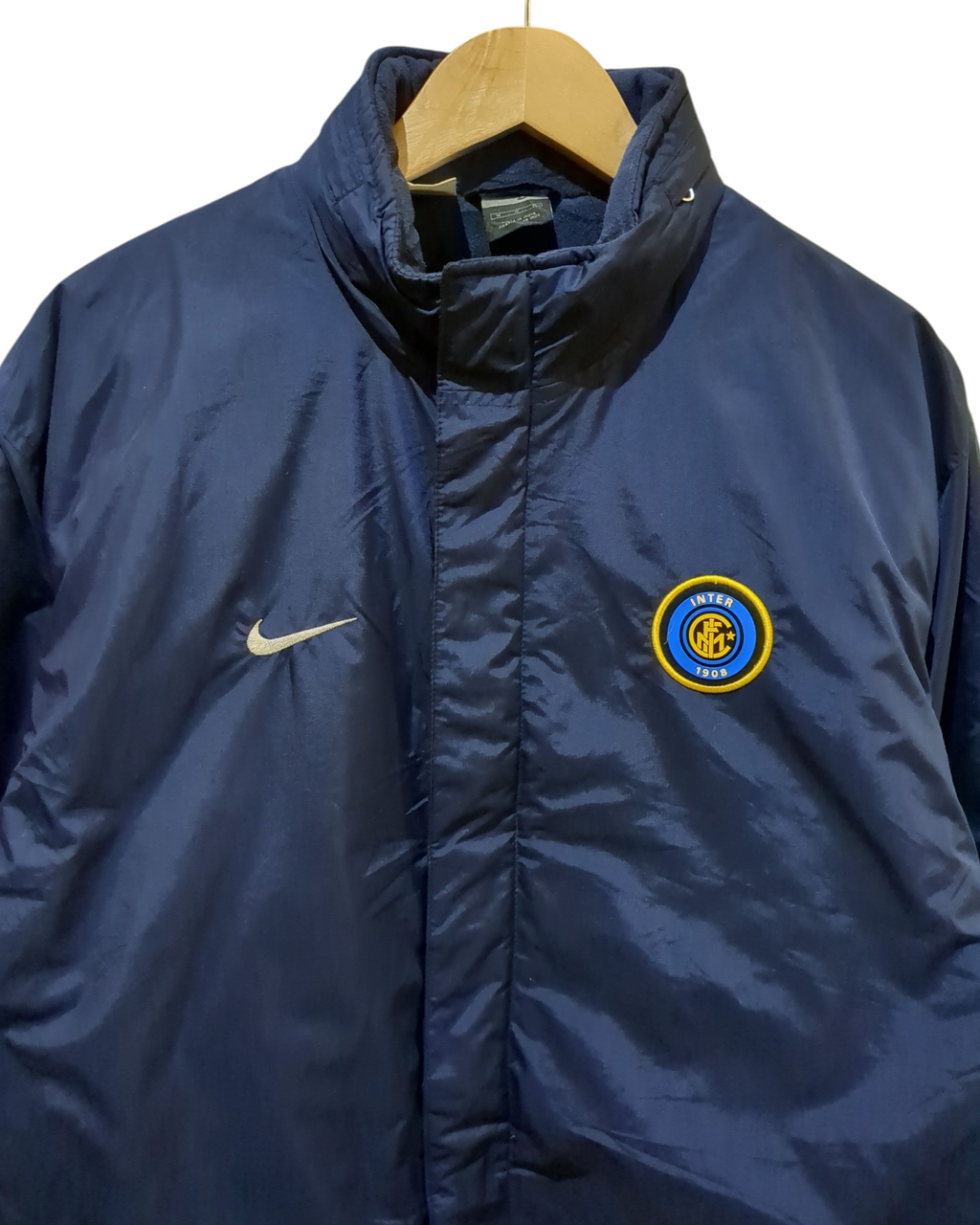 2003-04 Inter Milan Nike Bench Padded Jacket - (XL)