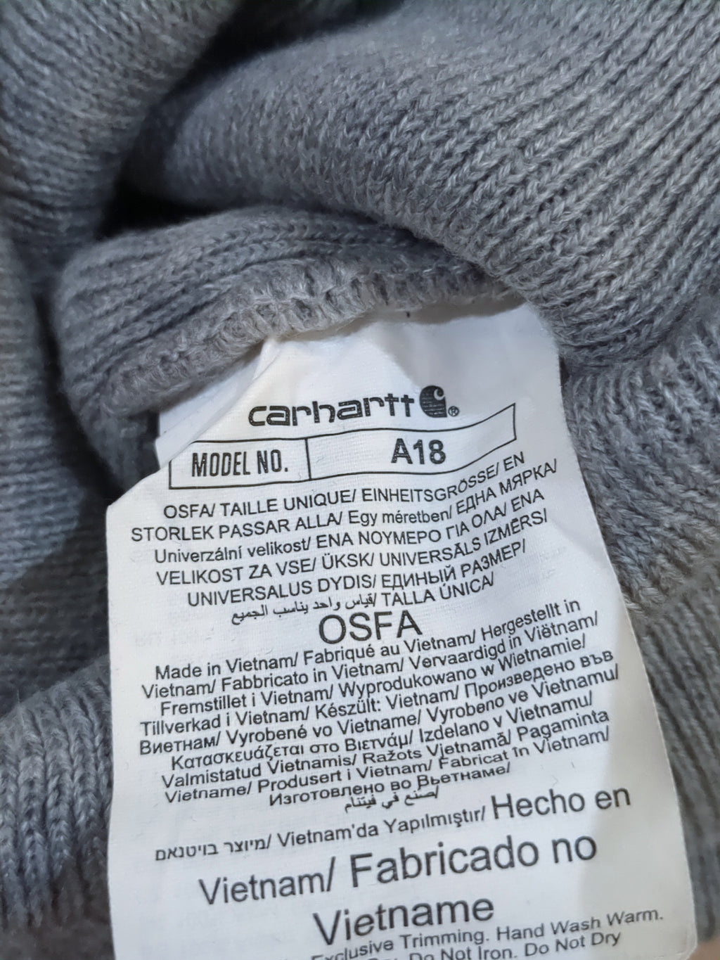 Carhartt Acrylic Watch Hat Beanie