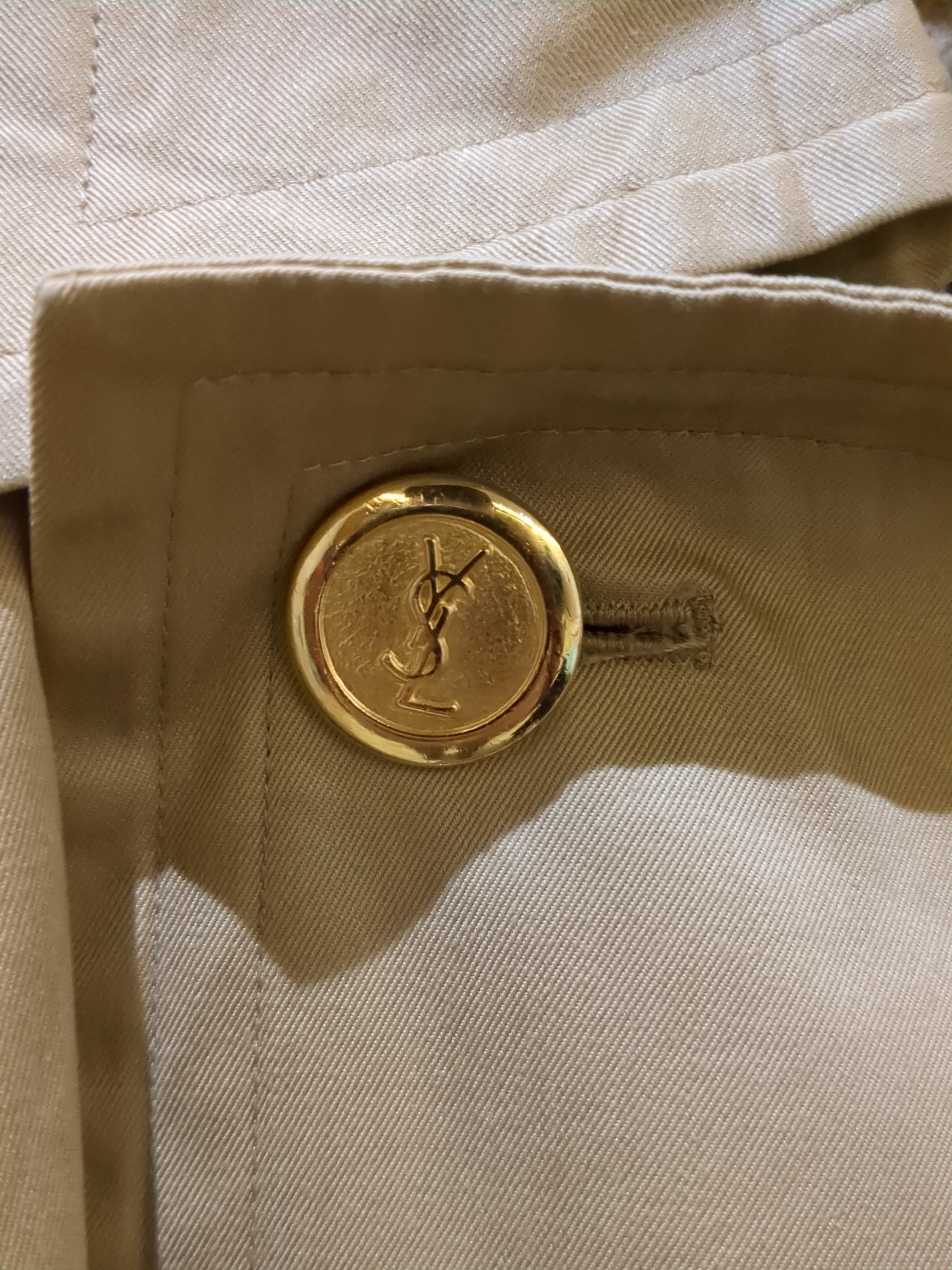Yves Saint Laurent 90s Trench Coat - (M) – The Cold Hills
