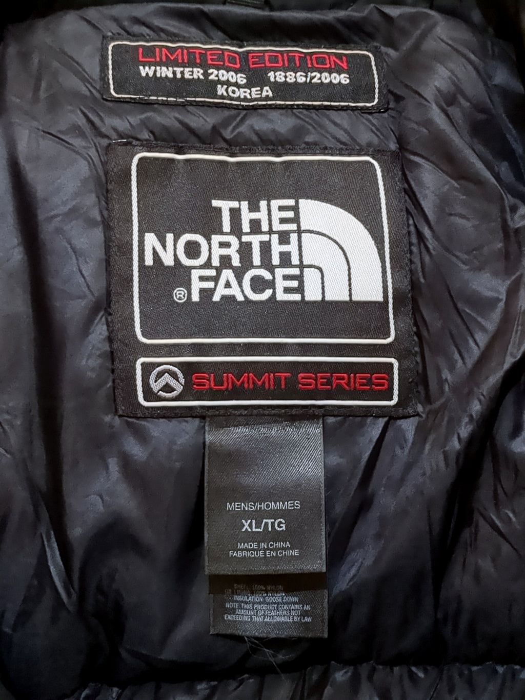 The North Face 2006 Limited Edition 850 LTD Summit Series Down Jacket - (XL)
