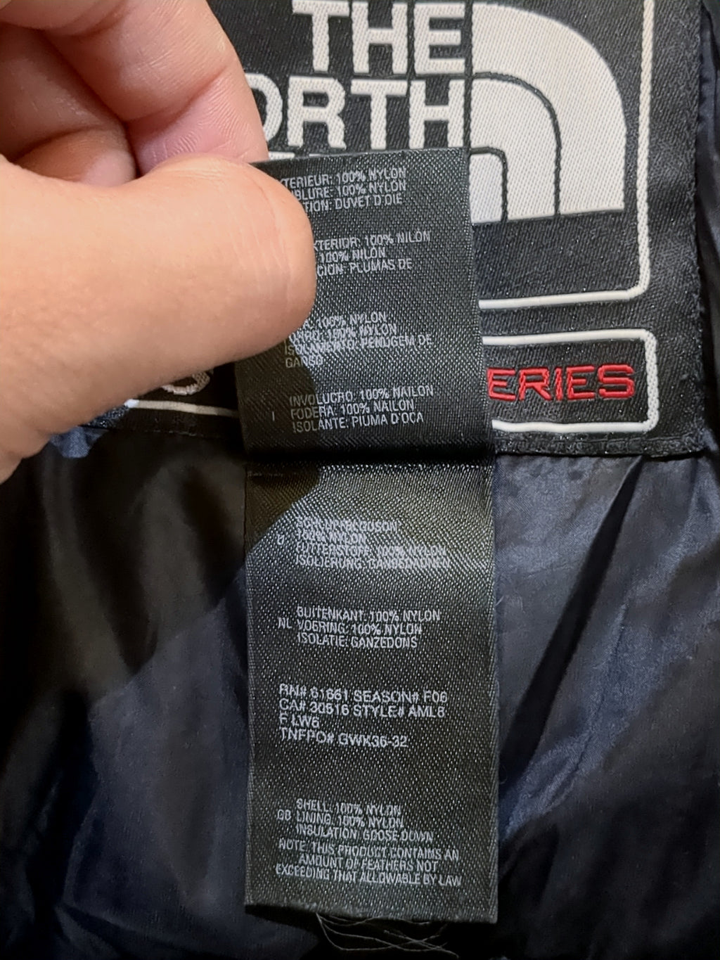 The North Face 2006 Limited Edition 850 LTD Summit Series Down Jacket - (XL)