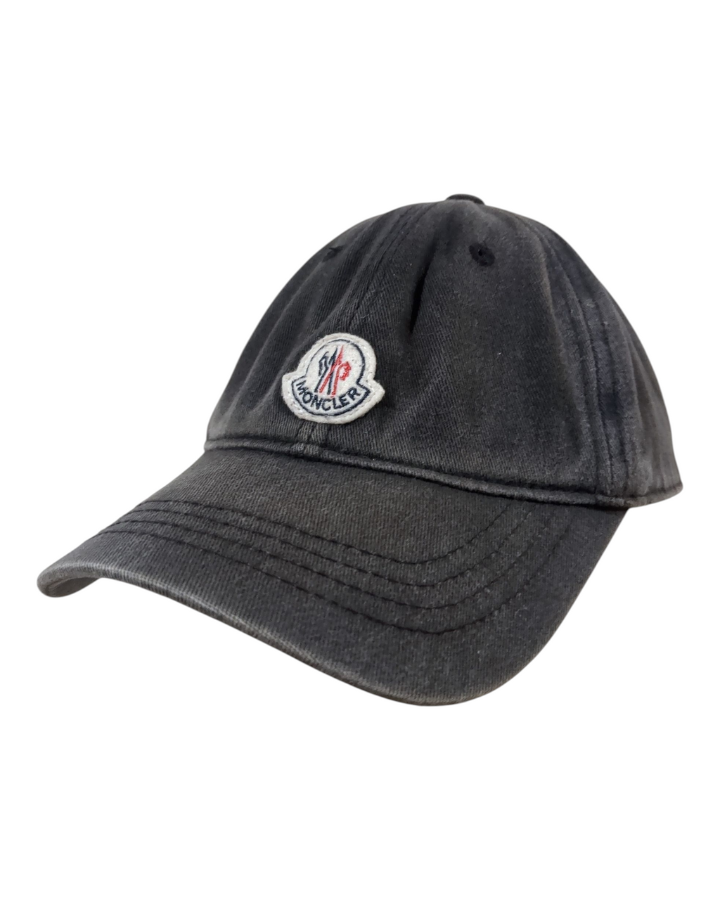 Moncler Distressed Logo Cap