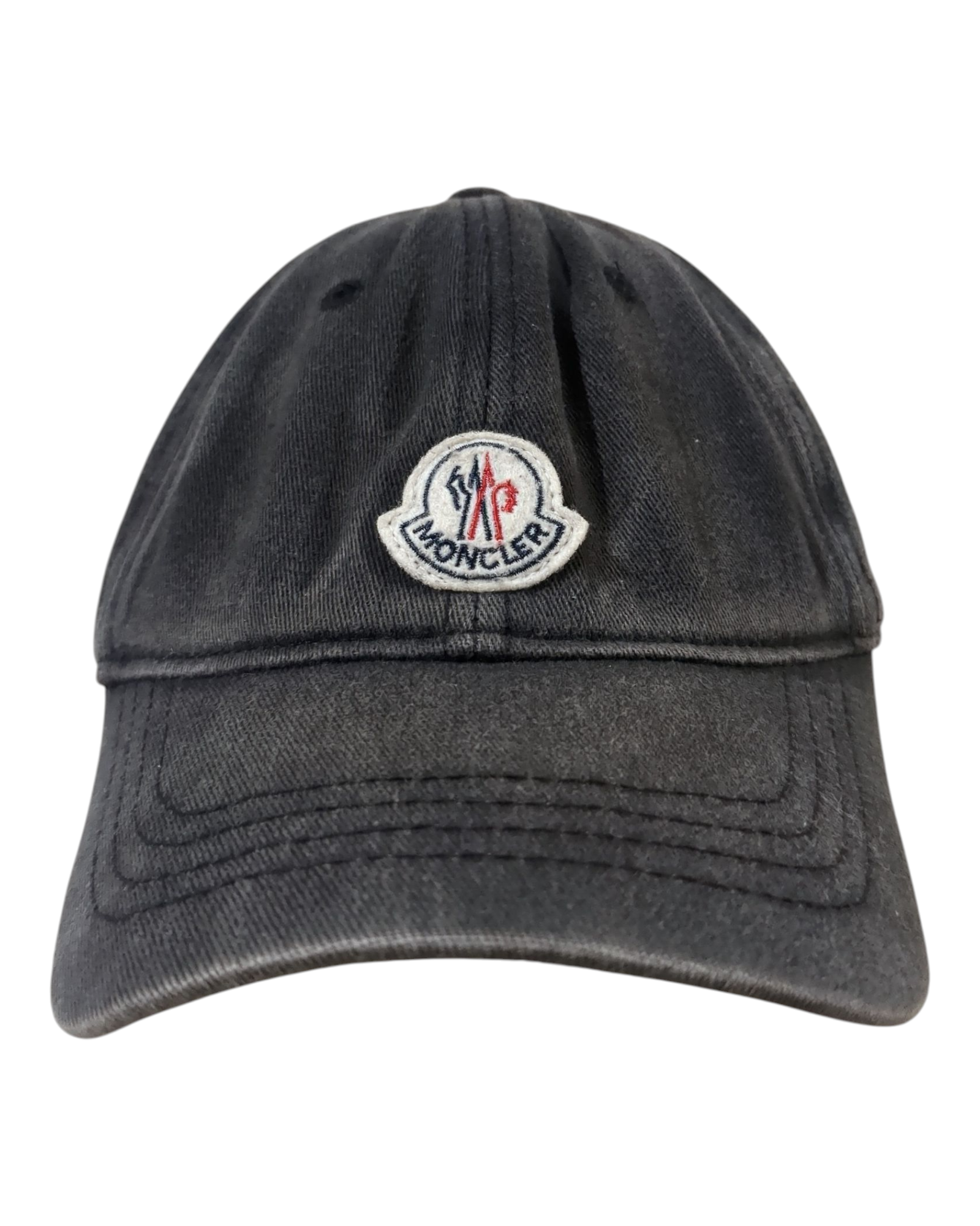 Moncler Distressed Logo Cap