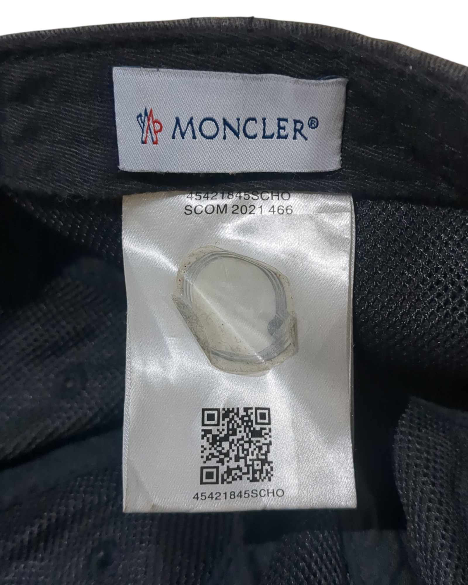 Moncler Distressed Logo Cap