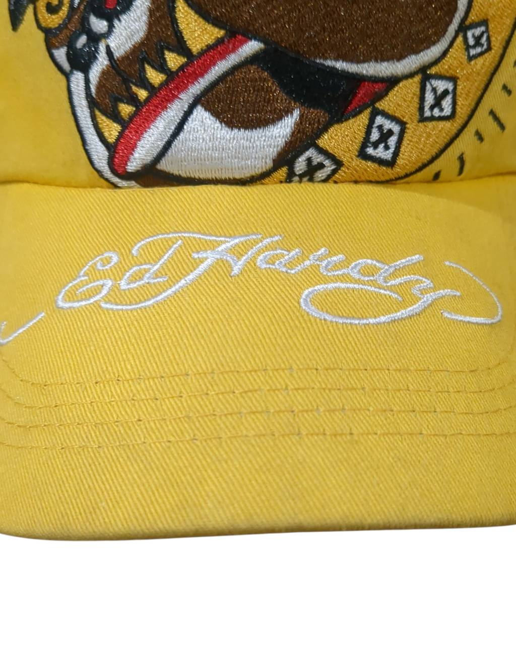 Ed Hardy Bulldog Trucker Cap