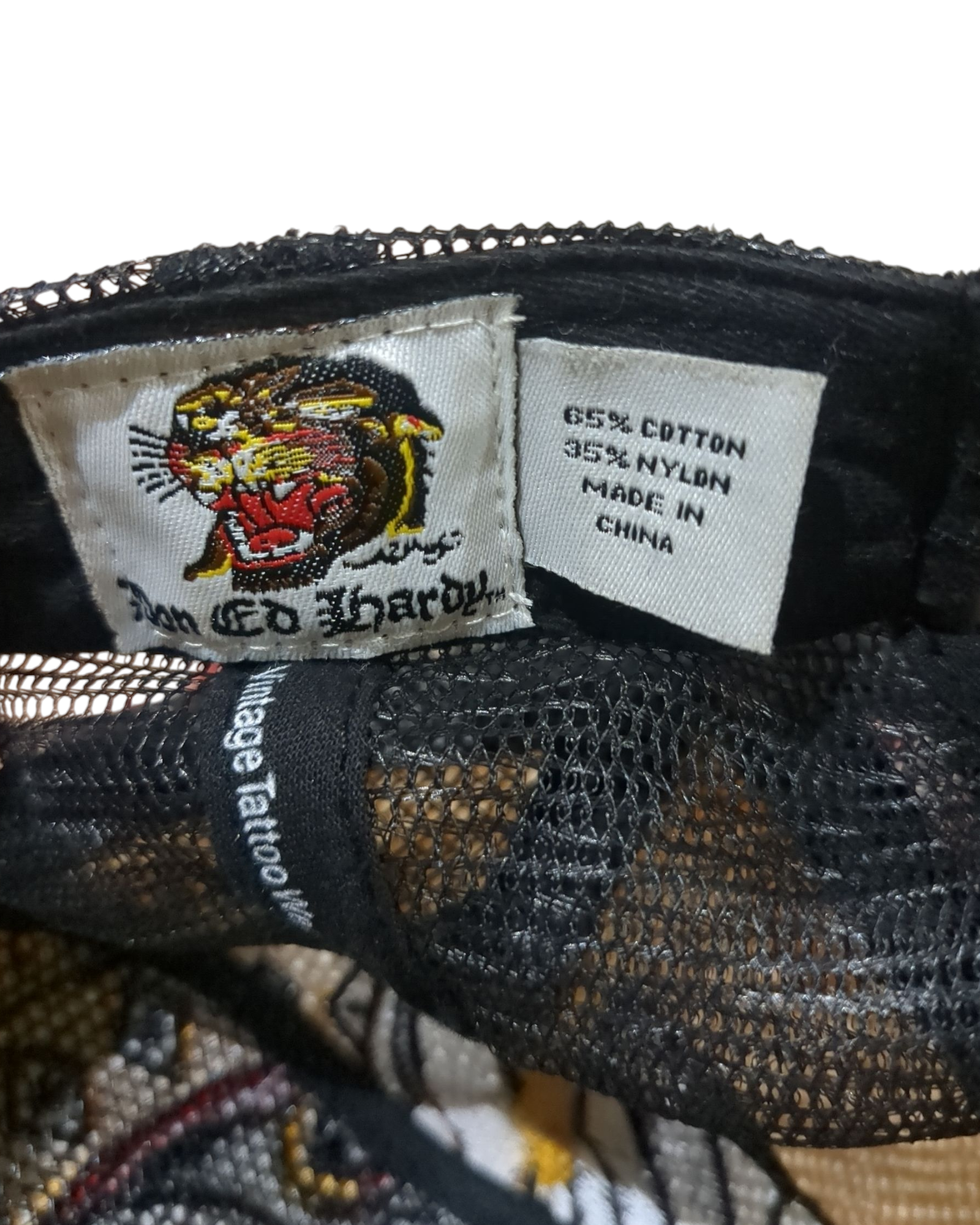 Ed Hardy Bulldog Trucker Cap