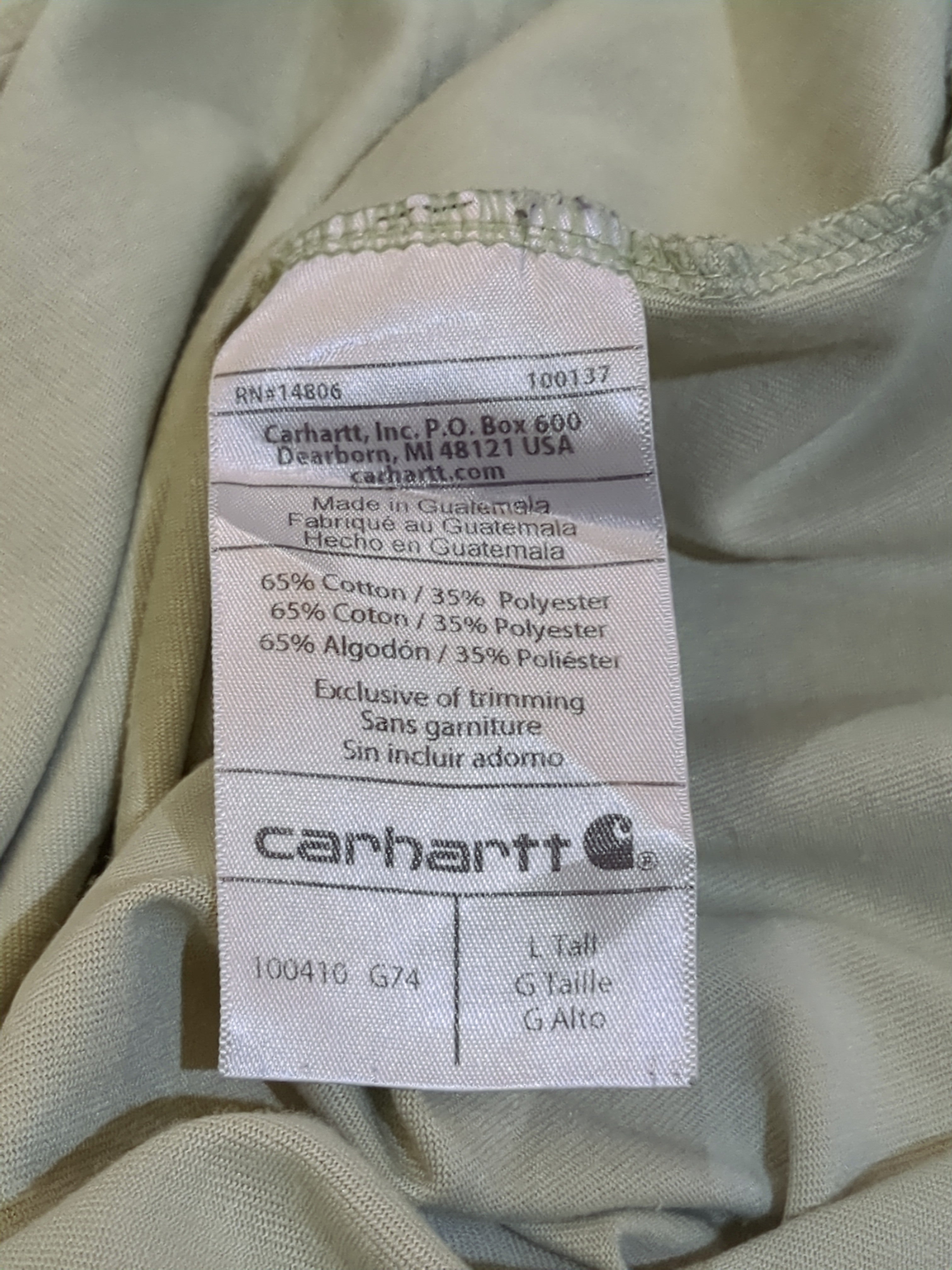 Carhartt Force Relaxed Fit Pocket Tee - (L)