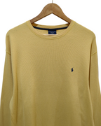 Ralph Lauren Sleepwear Waffle Knit Long Sleeve Tee - (M)