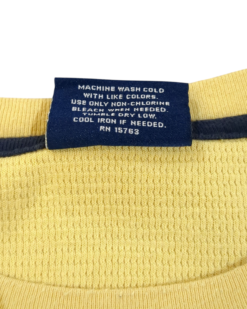 Ralph Lauren Sleepwear Waffle Knit Long Sleeve Tee - (M)