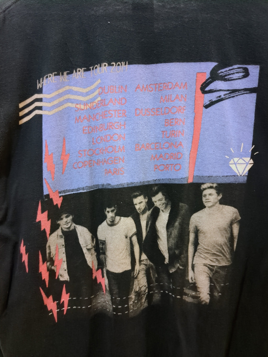 Gildan 2014 One Direction Tour Tee - (L)