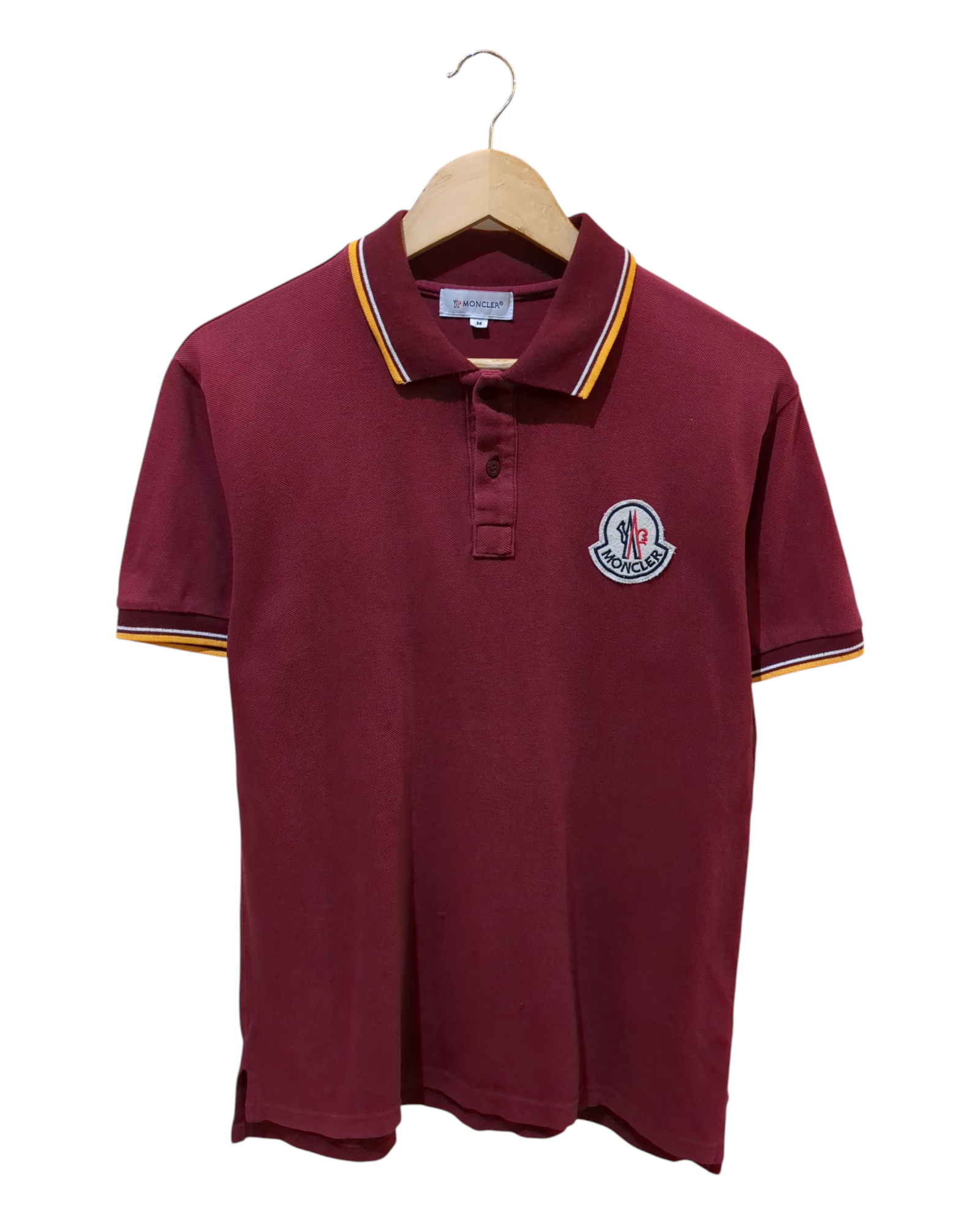 Moncler Logo-Patch Polo Shirt - (S)