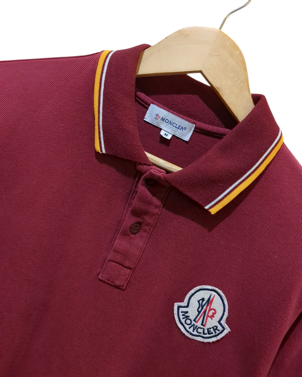 Moncler Logo-Patch Polo Shirt - (S)