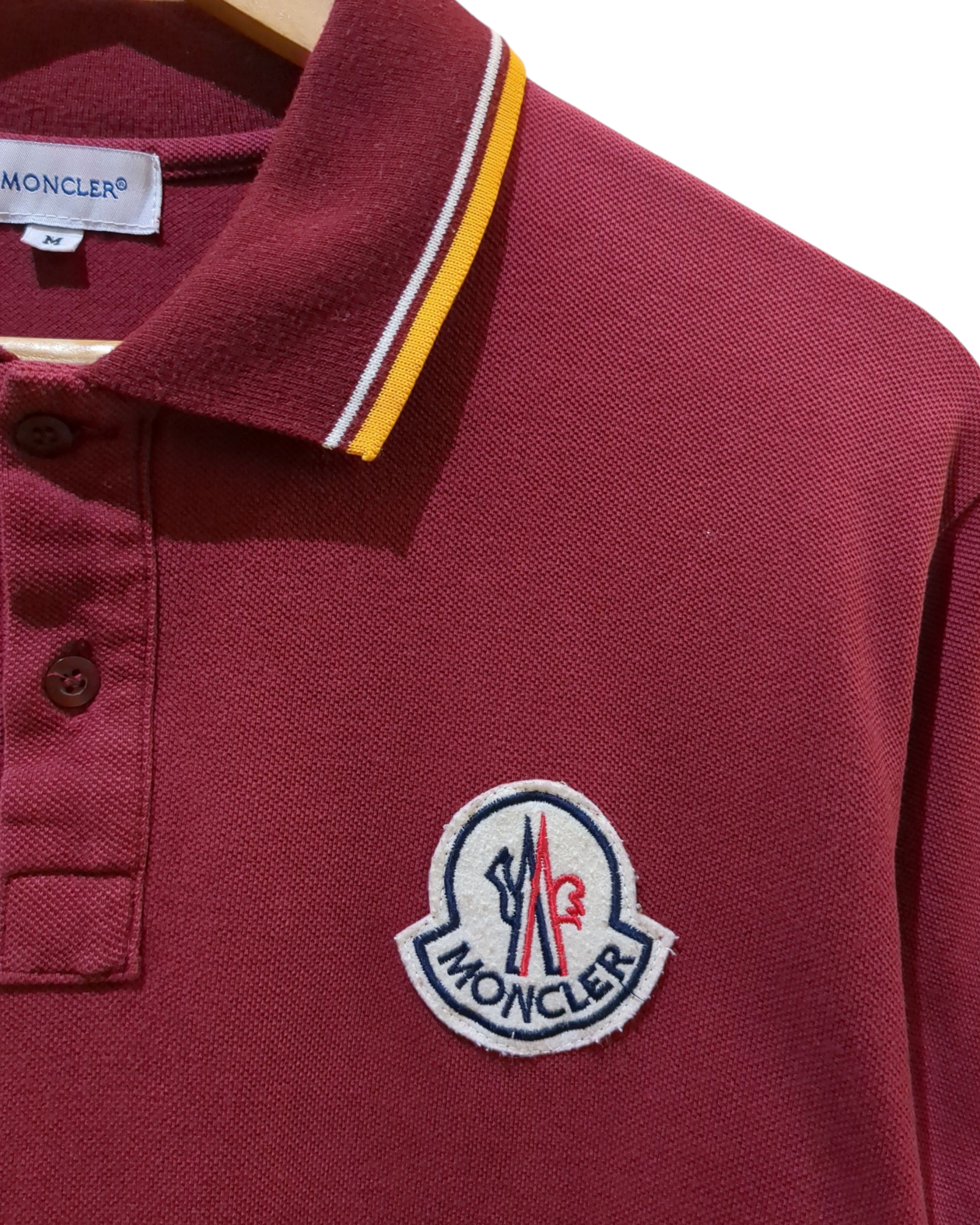 Moncler Logo-Patch Polo Shirt - (S)