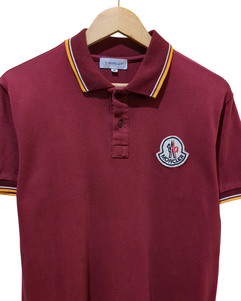 Moncler Logo-Patch Polo Shirt - (S)