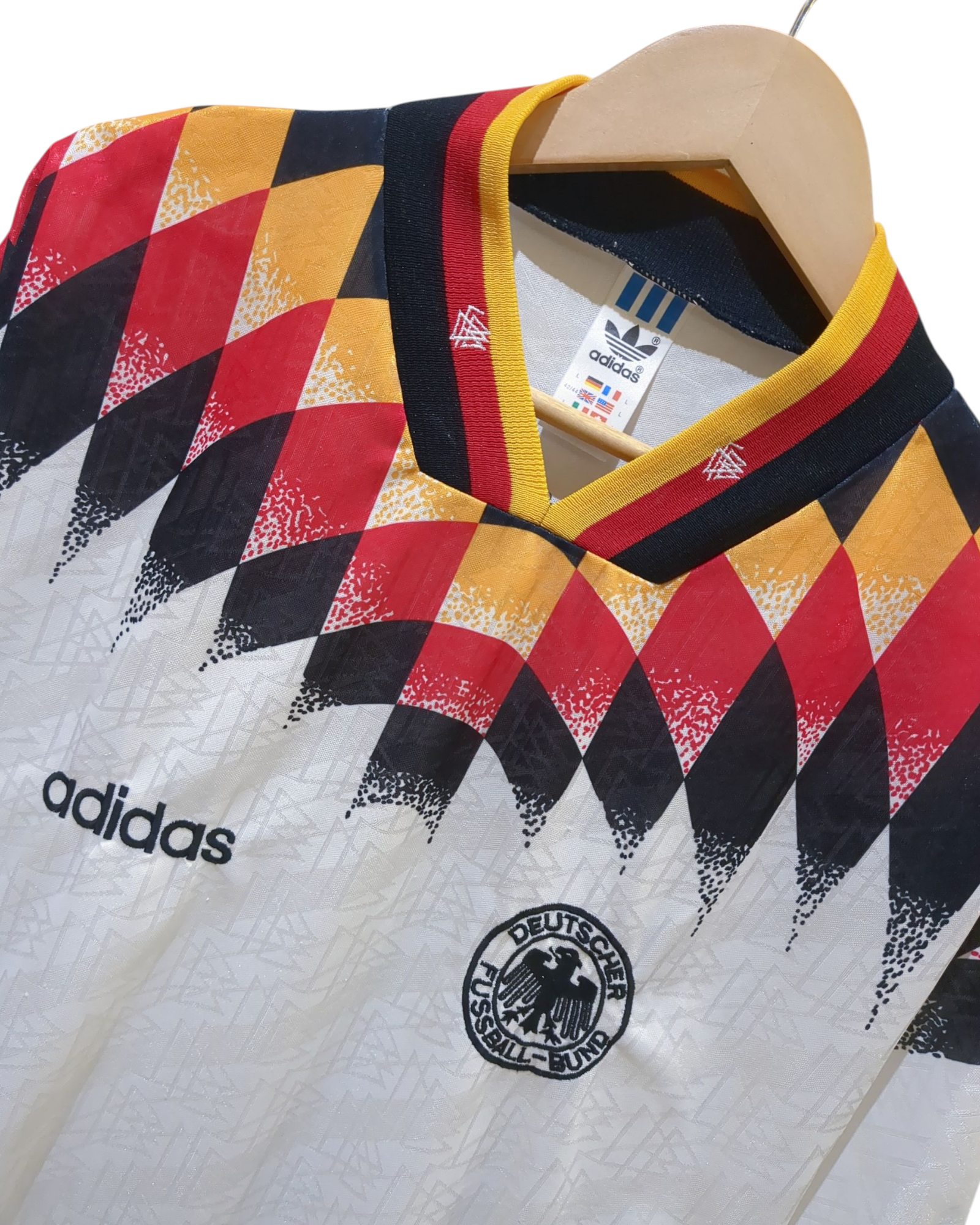 1994-96 Germany Adidas Home Shirt - (L)