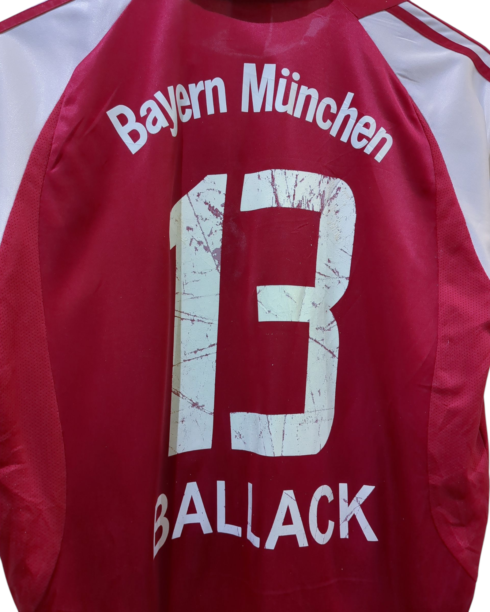 2004-05 Bayern Munich Adidas Home Shirt #13 Ballack - (XL.Boys)