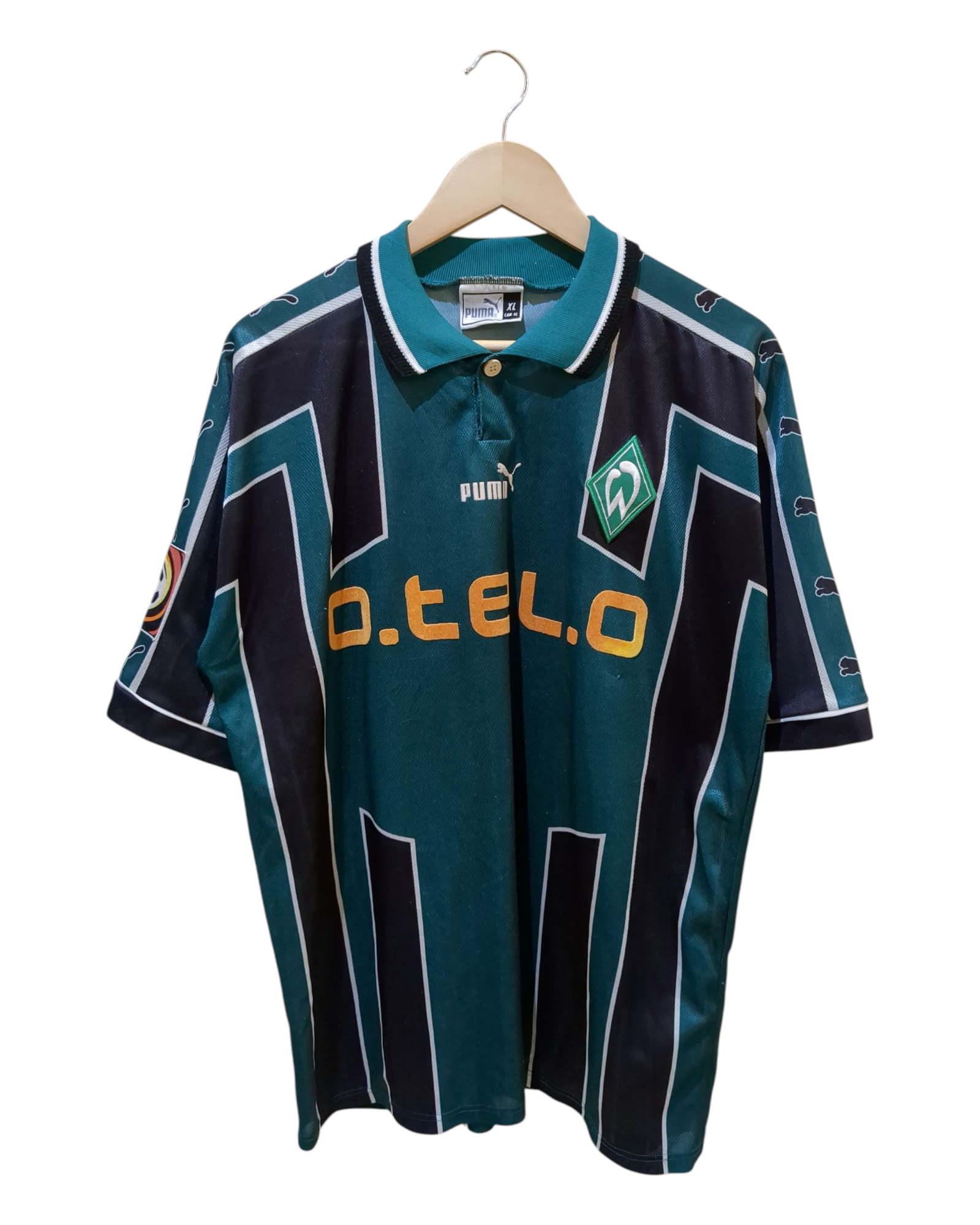 1999-00 Werder Bremen Puma Home Shirt #32 Ailton - (XL)