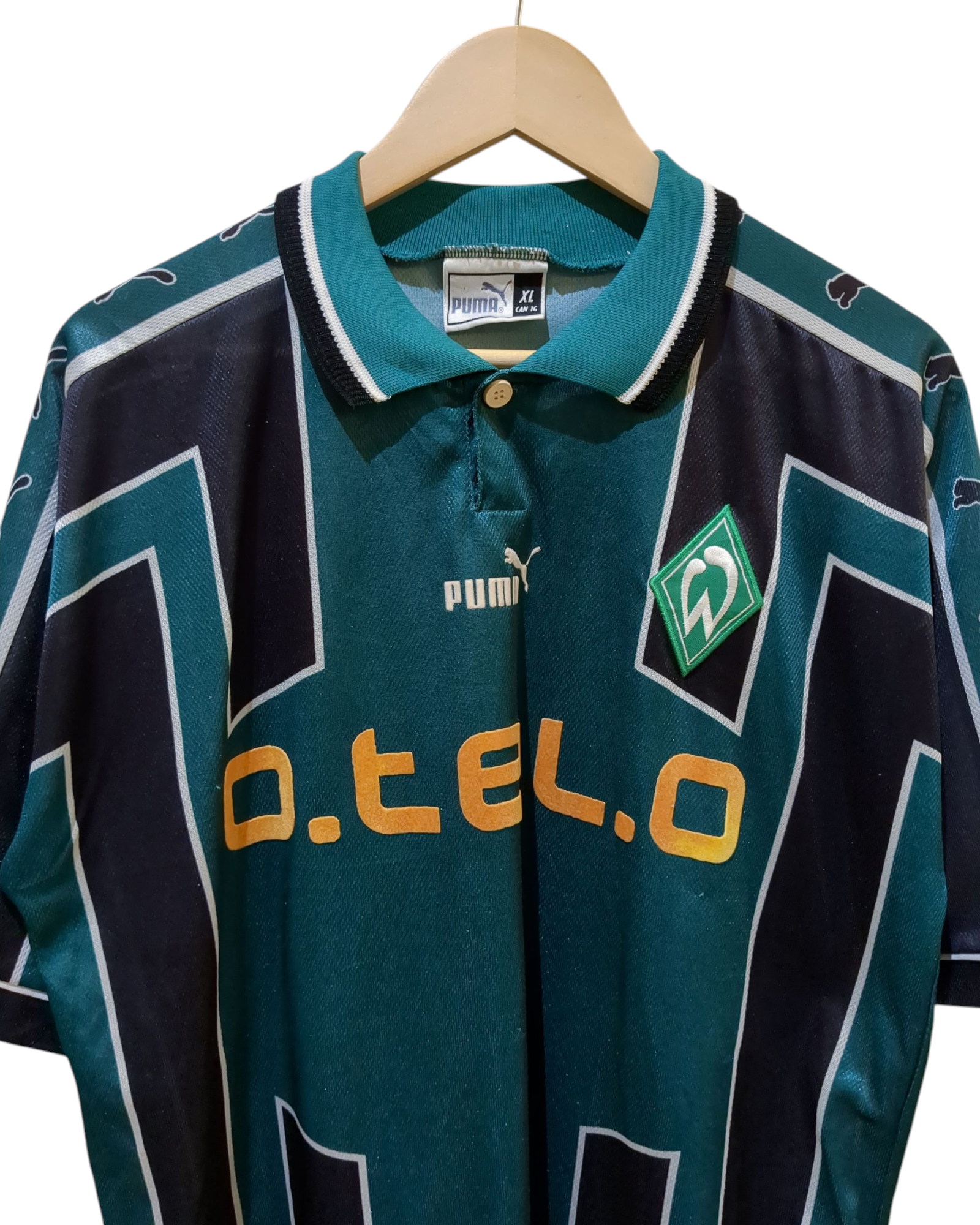 1999-00 Werder Bremen Puma Home Shirt #32 Ailton - (XL)