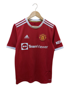 2021-22 Manchester United Adidas Home Shirt #25 Sancho - (XL.Boys)