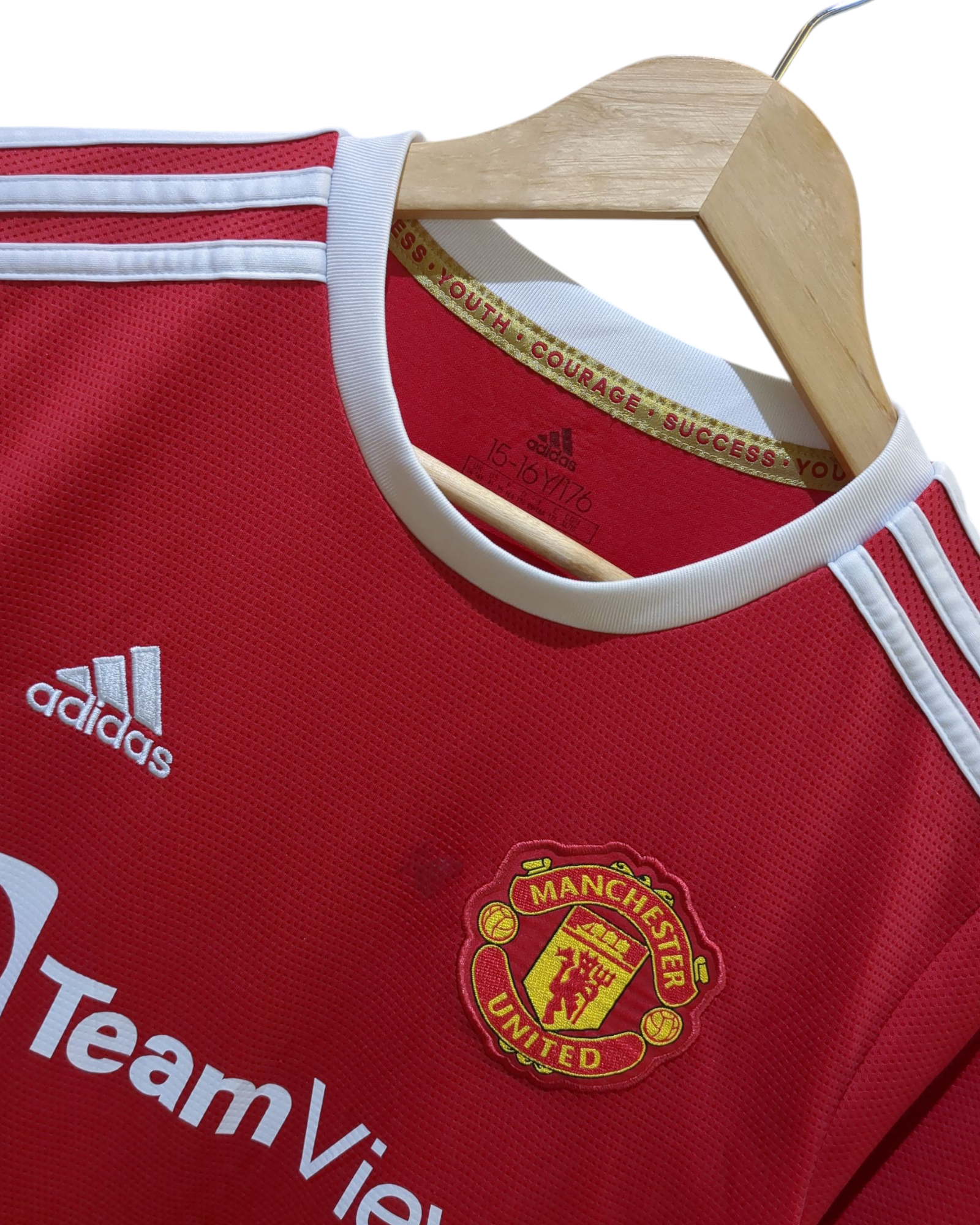 2021-22 Manchester United Adidas Home Shirt #25 Sancho - (XL.Boys)