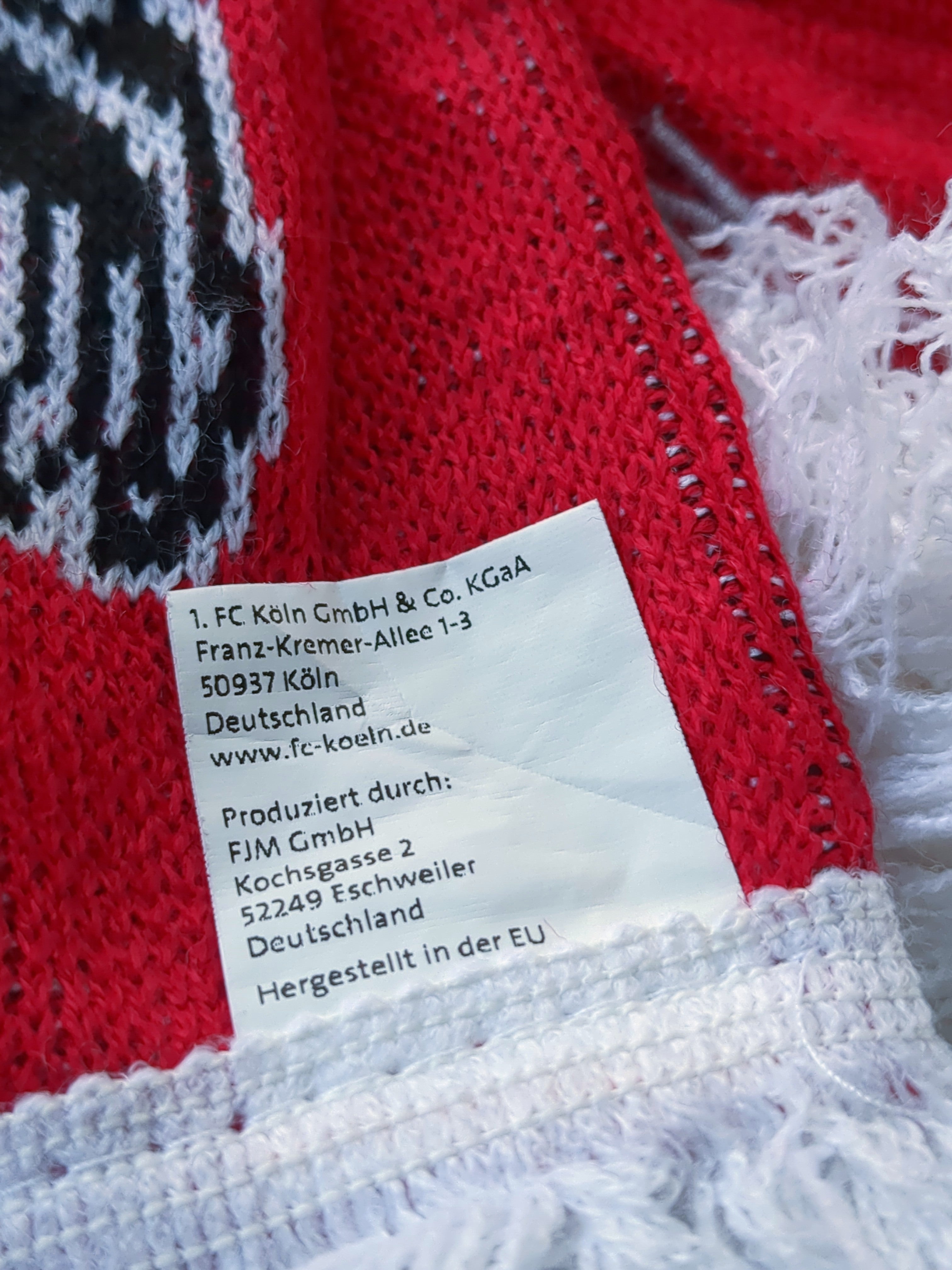 FC Koln 'Zesamme Stark Blieve' Scarf