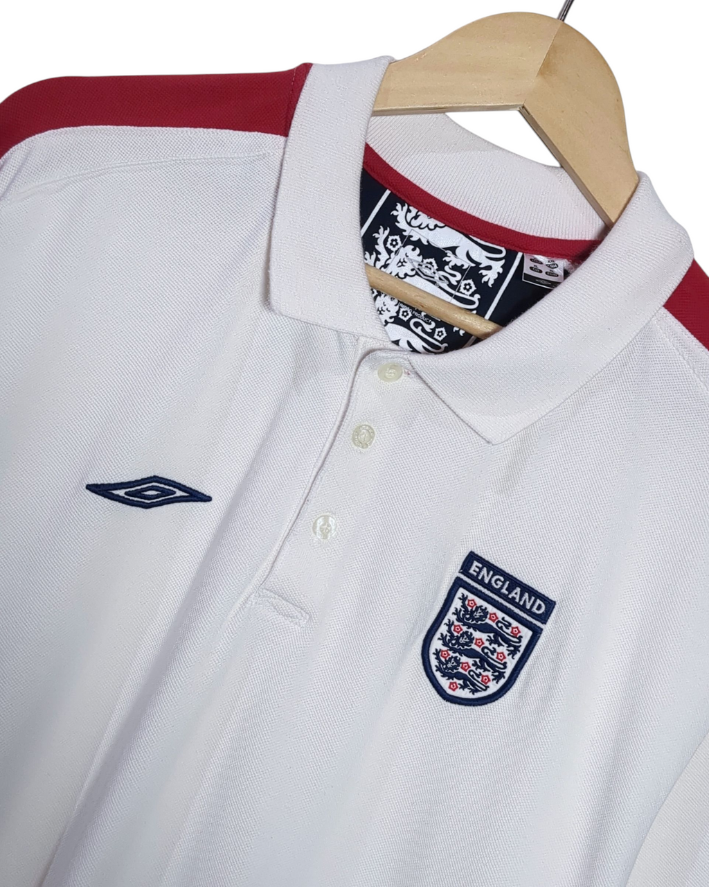 2007-09 England Umbro Polo Shirt - (L)