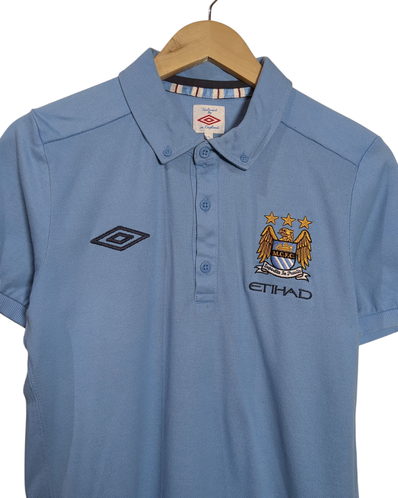 2011-12 Manchester City Polo Shirt - (S)