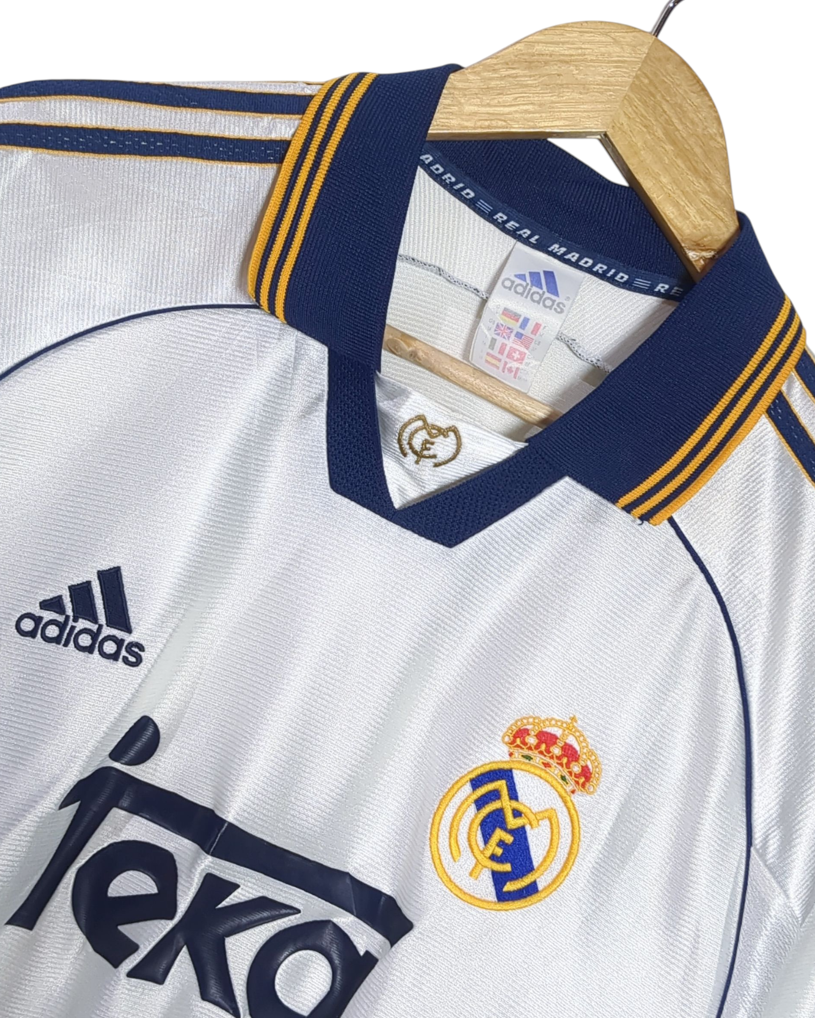 1999-00 Real Madrid Adidas Home Shirt - (M)