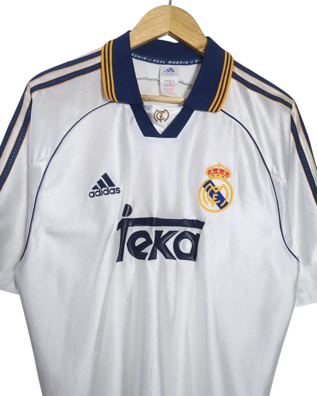 1999-00 Real Madrid Adidas Home Shirt - (M)