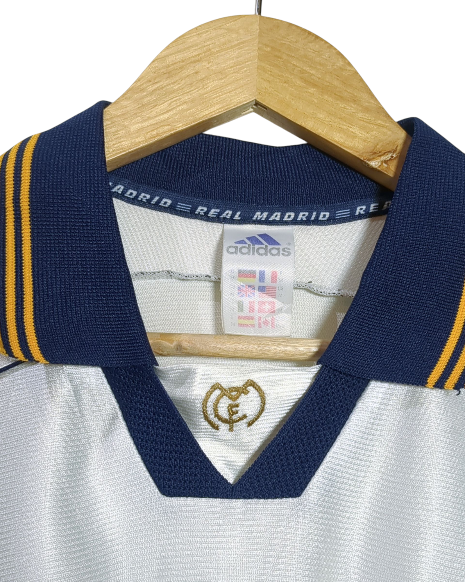 1999-00 Real Madrid Adidas Home Shirt - (M)