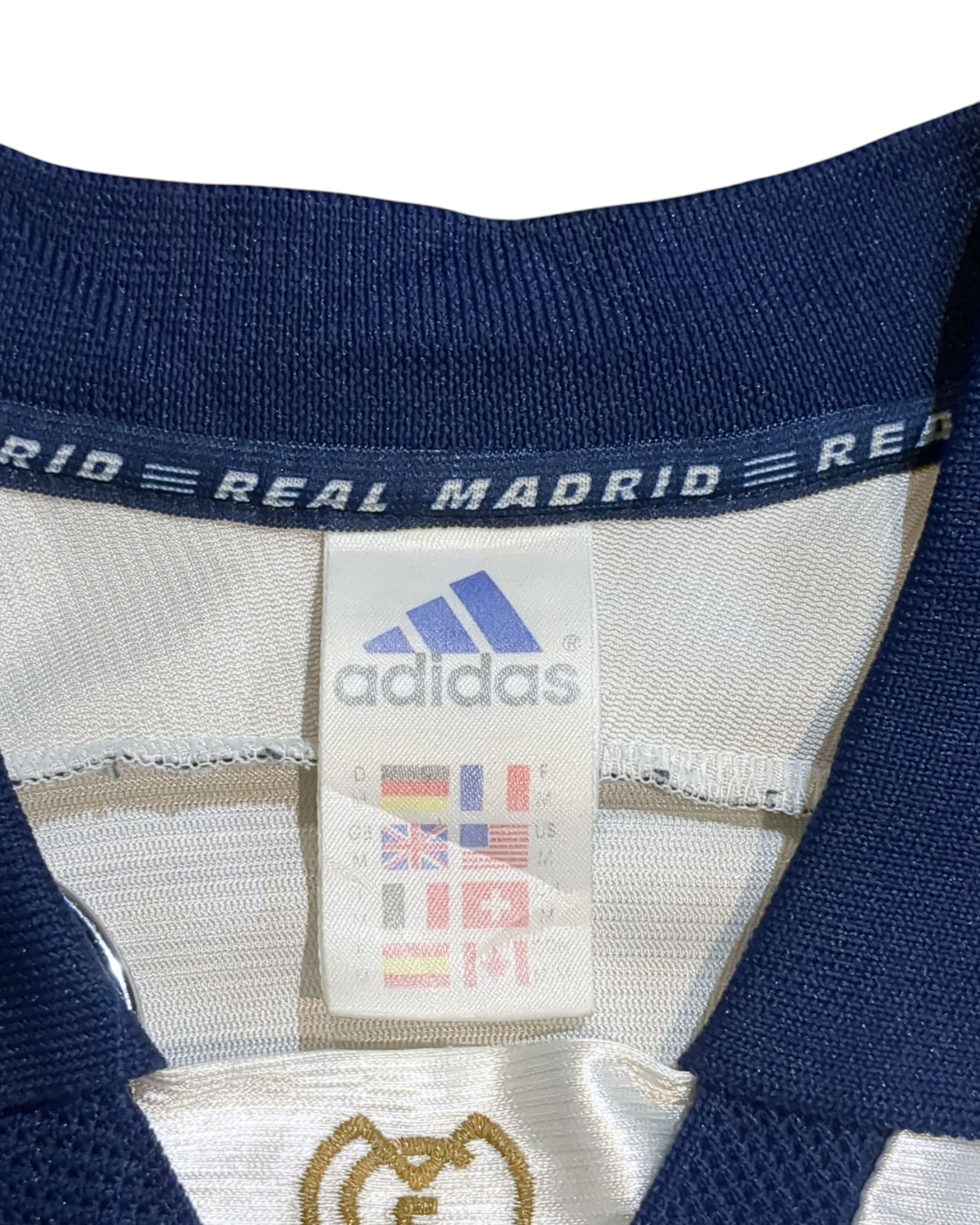 1999-00 Real Madrid Adidas Home Shirt - (M)