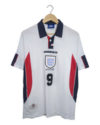 1997-99 England Umbro Home Shirt #9 Shearer - (L)