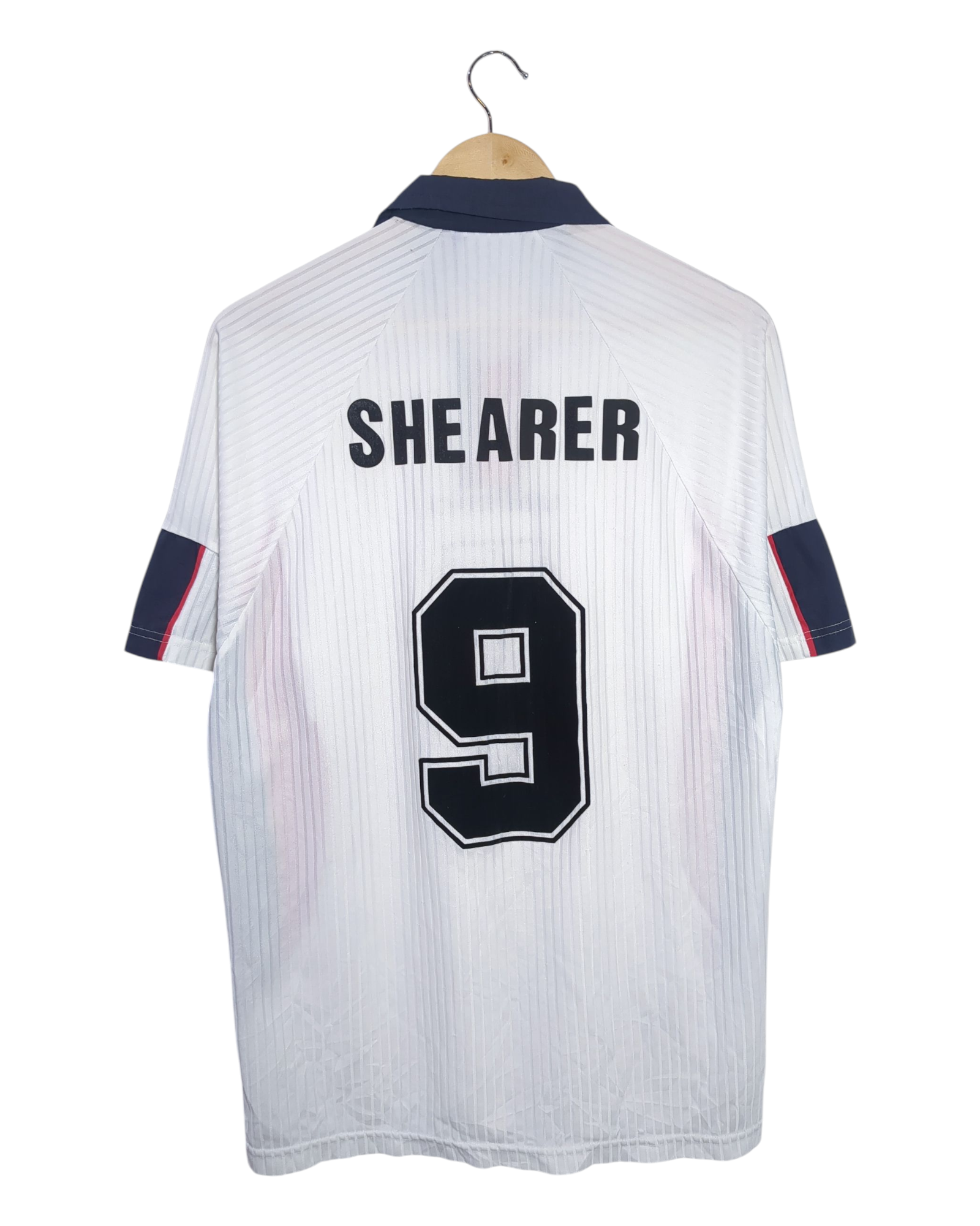 1997-99 England Umbro Home Shirt #9 Shearer - (L)