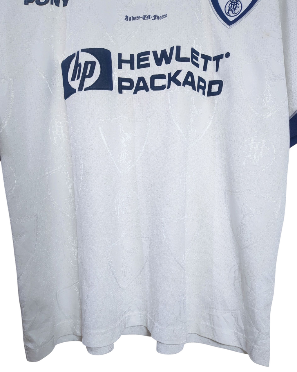 1995-97 Tottenham Pony Home Shirt - (L)