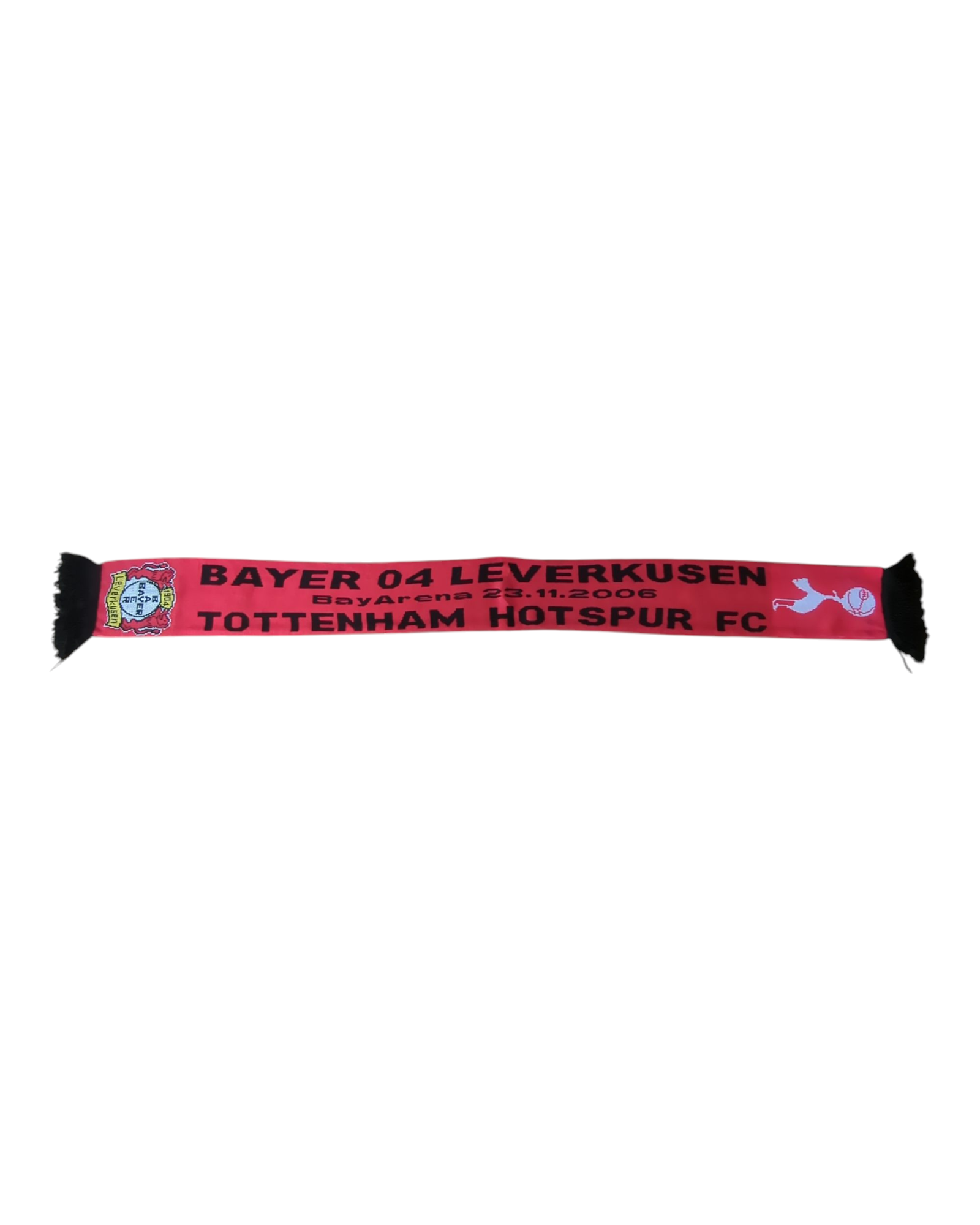 2006 Tottenham vs Leverkusen UEL Match Scarf