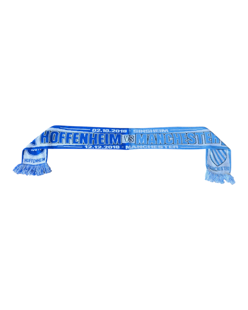 2018 Manchester City vs Hoffenheim UCL Match Scarf