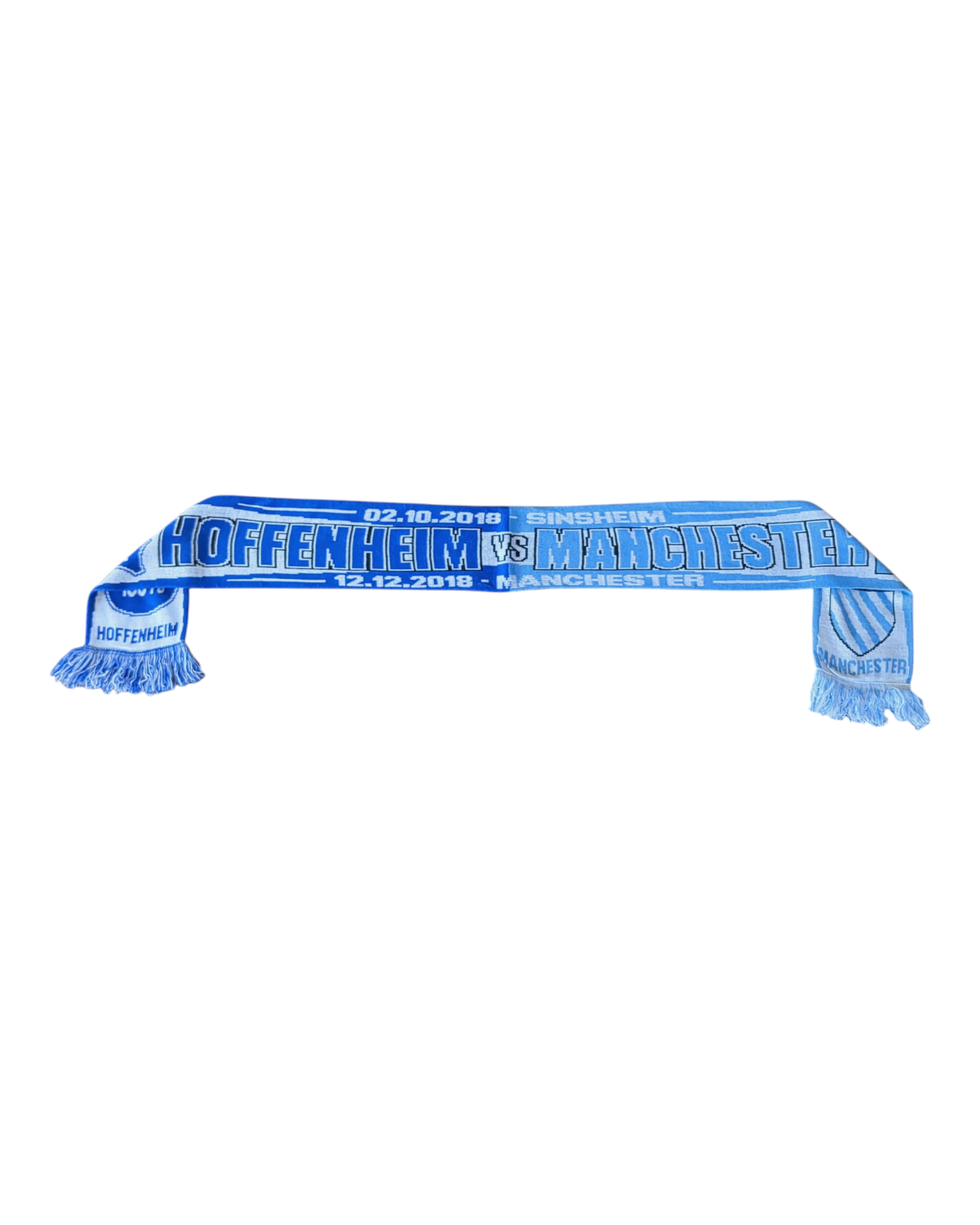 2018 Manchester City vs Hoffenheim UCL Match Scarf