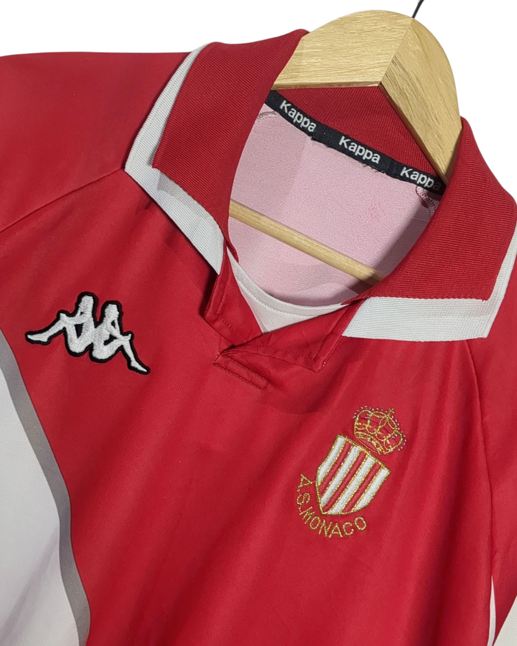 1998-99 AS Monaco Kappa Home Shirt - (XL)